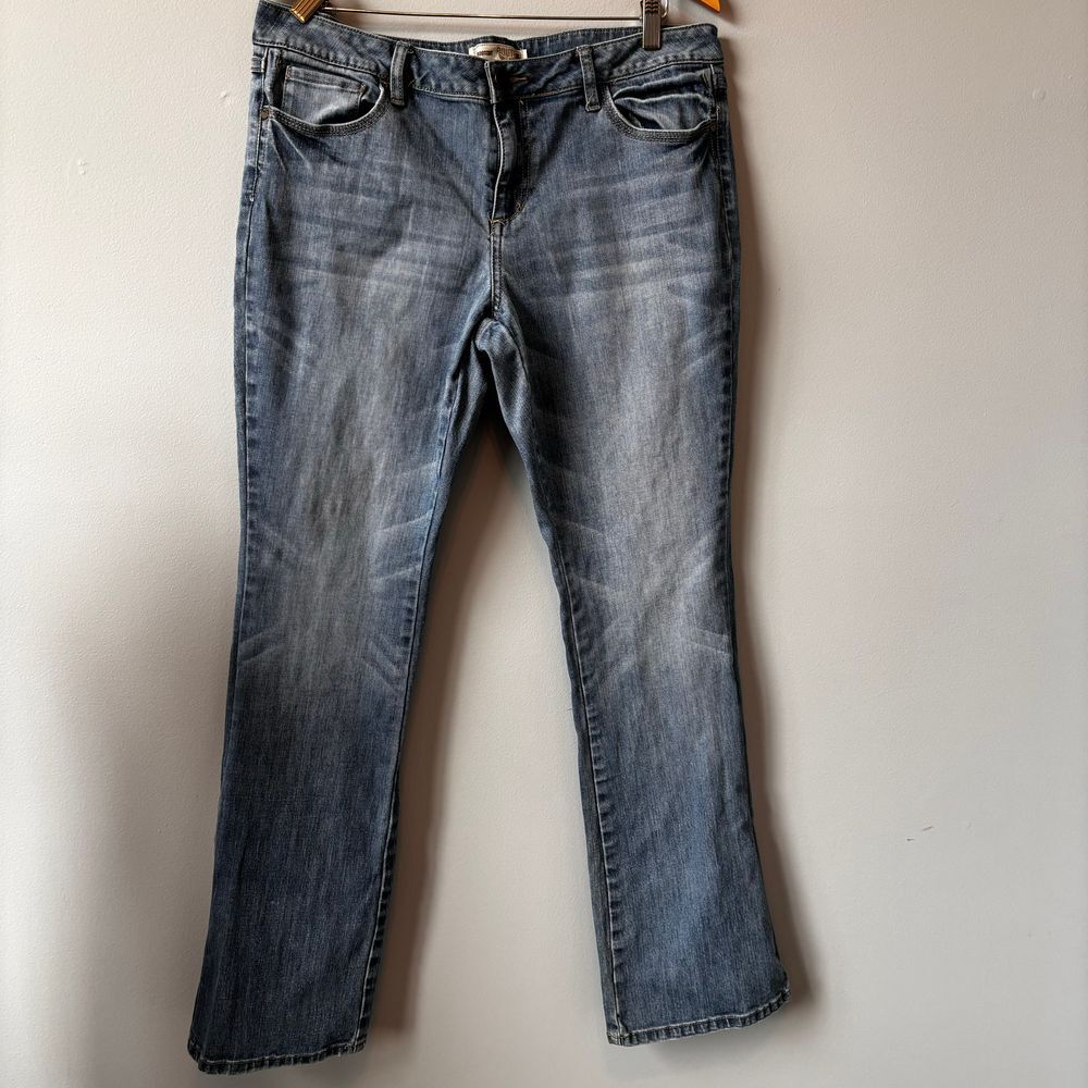 Vintage Womens Route 66 Boot Cut Jeans‎ Classic Denim Mid Rise western - Picture 2 of 11
